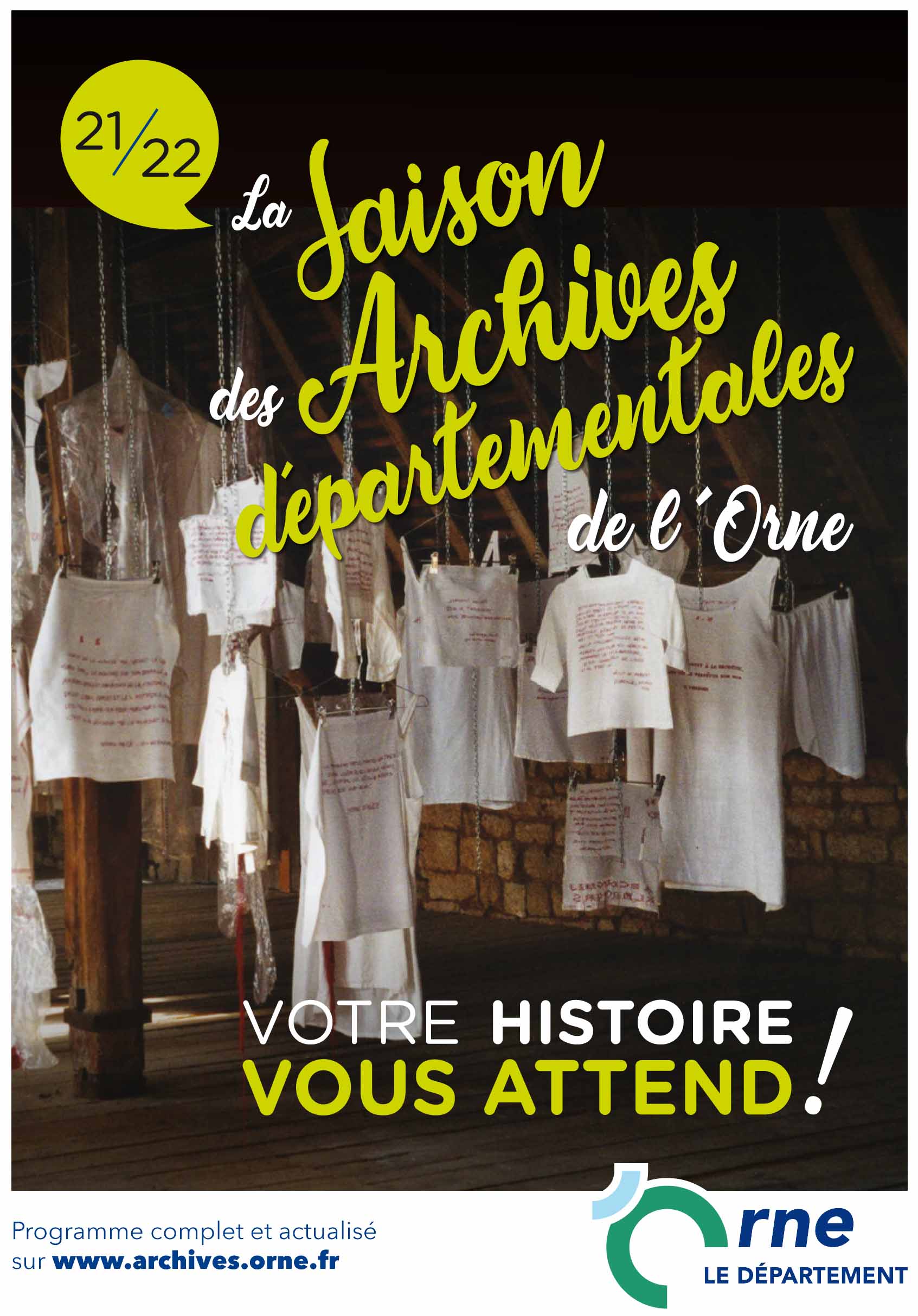 La saison 2021/22 des Archives départementales de l'Orne