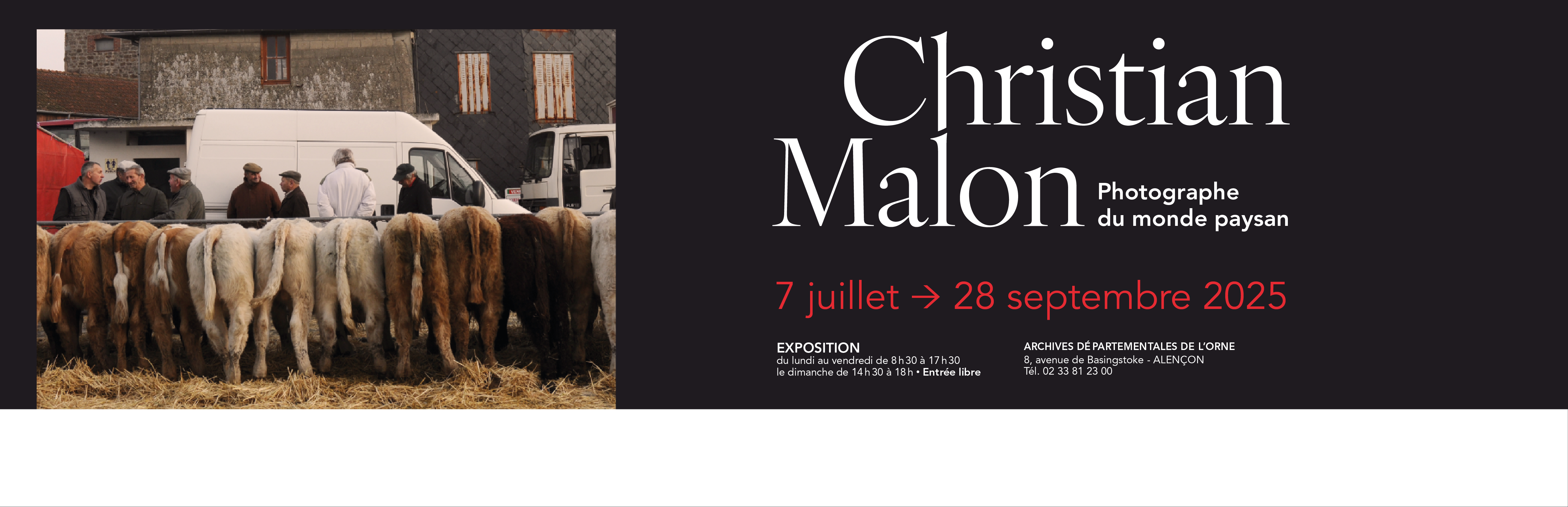 NOUVELLE EXPOSITION : Christian Malon, photographe du monde paysan 
