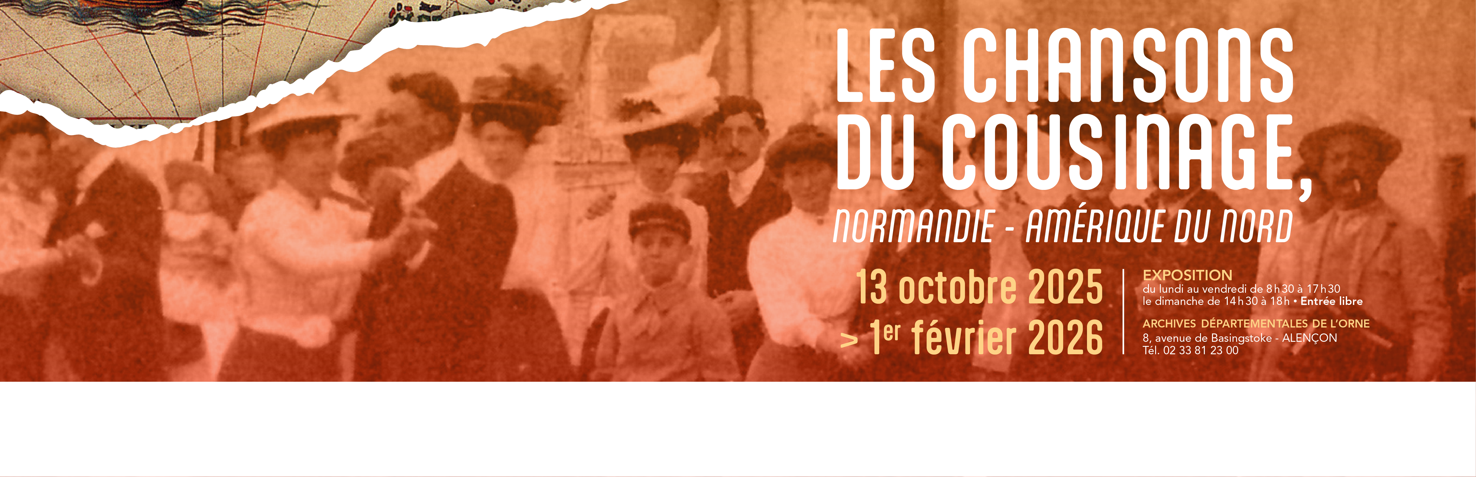Exposition « Les chansons du Cousinage, Normandie - Amérique du nord » 