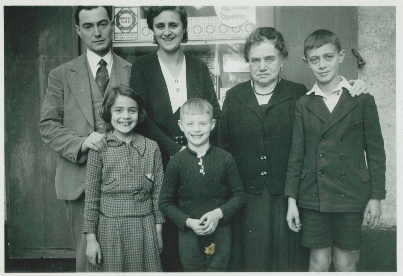 La famille Bonnem à Merzig vers 1935. | Collection particulière